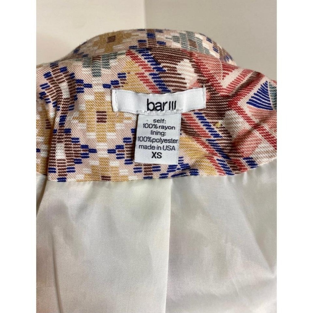 Bar‎ III Patterned Blazer Jacket - Picture 6 of 7